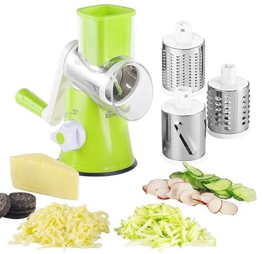 Manual Vegetable Cutter | Multifunctional Round Kitchen Slicer Gadget | Food Processor | Blender Cutter.
